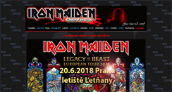 Desktop Screenshot of ironmaidenfc.cz