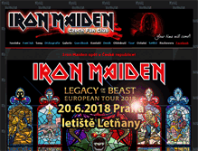 Tablet Screenshot of ironmaidenfc.cz